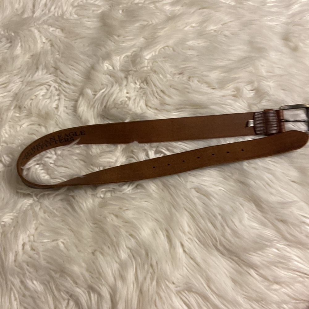 American Eagle Outfitters Man Belt size 36” genuine leather brown color - Picture 7 of 9